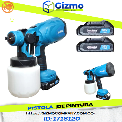 Miniatura 3 de Pistola De Pintura Inalambrica 2 Bateria